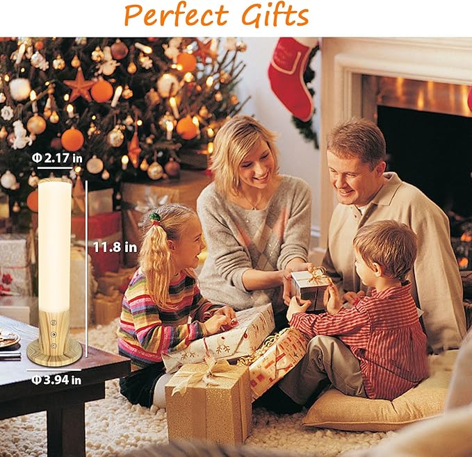 Light Therapy Lamp 10,000 Lux Happy Sunlight Lamps UV-Free with 3 Color Temperatures, Adjustable Brightness,Timer & Memory Function, Sun Lamp, Full Spectrum Light for Home, Office