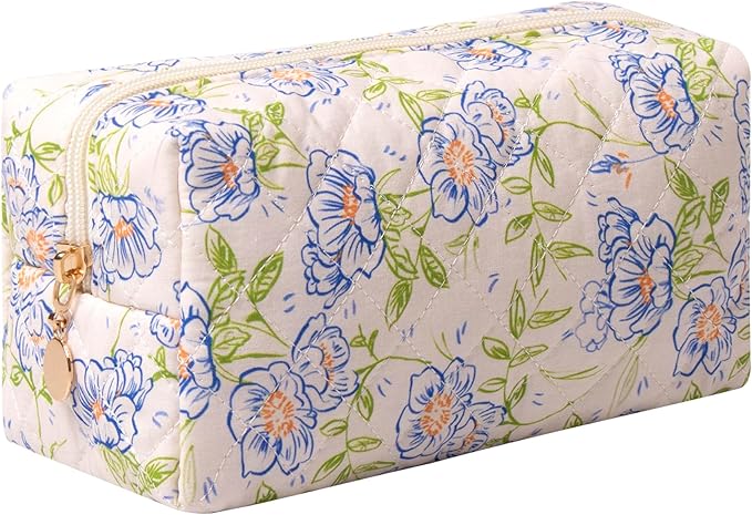 Pencil Case Office College School Storage Bag Pouch Holder Box Organizer Makeup Pouch Cosmetic Bag Aesthetic Cute Pen Case for Girls Boys Kids (E)