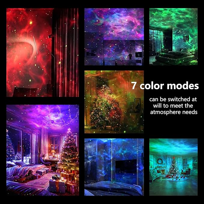 Start Projector-8 Colors Northern Light,Starry Nebula Ceiling LED Lamp, Robot Astronaut Galaxy Projetor with Remote,Galaxy Projector for Kids Room Decor Aesthetic,Star Projector for Bedroom