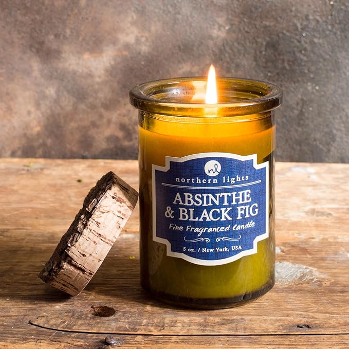 Northern Lights Candles - Spirit Jar Candles - Absinthe & Black Fig - 52603