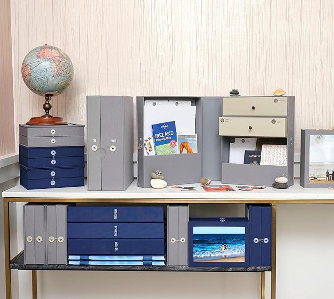 Savor | Travel and Adventure All-in-One Organizer | One Convenient Home to Keep Your Travel and Adventure Keepsakes, Disney Mementos, Guides, Maps, Photos, Badges and Souvenirs Safe and Organized