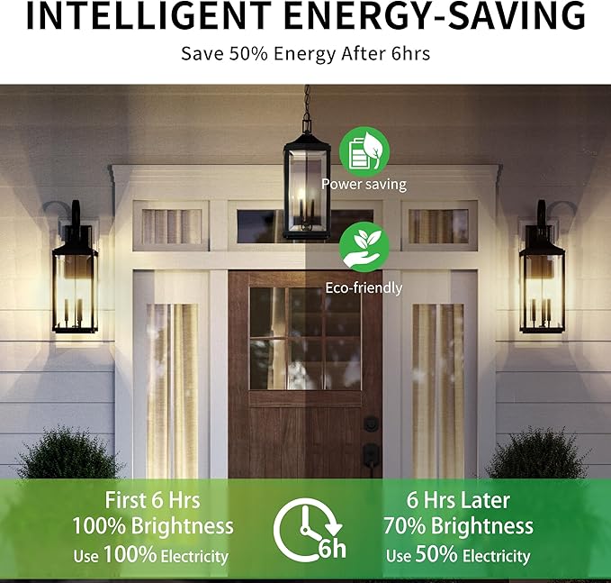 Qualilux Dusk to Dawn Light Bulbs, Auto On/Off Light Sensing LED Bulbs Outdoor, Daylight, Dimmable, 12W 1000LM 75W Equivalent, HQ-H029