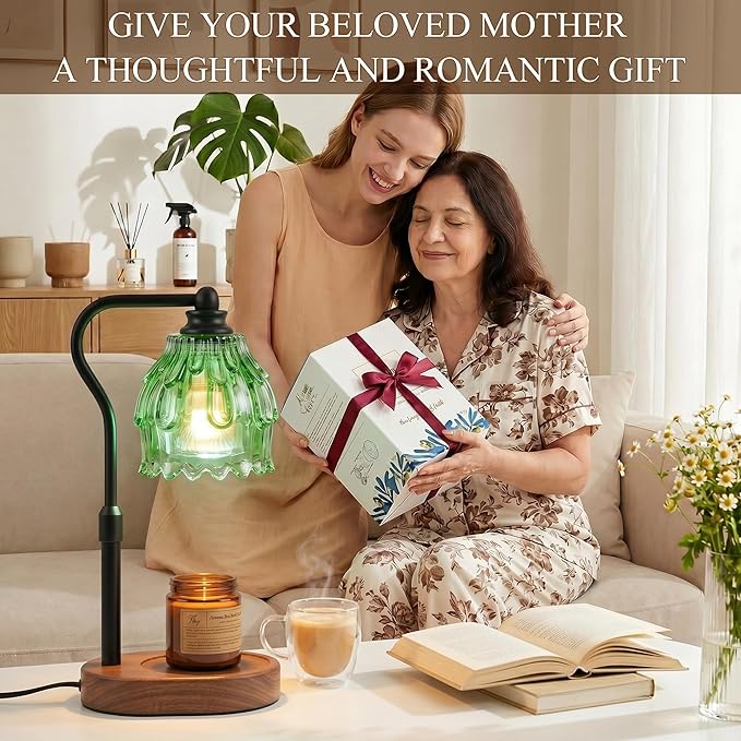 Candle Warmer Lamp with Timer and Wireless Remote Control, Dimmable Candle Warmer for Jar Candles, Height Adjustable Wax Melts Warmer, House Warming Gifts New Home Decor, Gifts for Women Mom