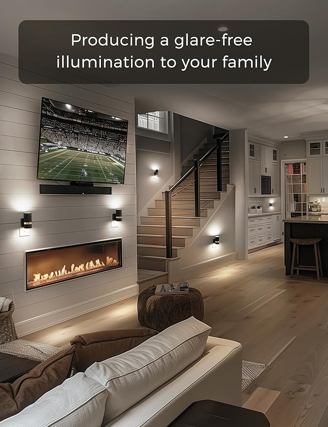 L LOHAS LED Night Lights Plug into Wall, Dusk to Dawn, Daylight White 5000K, Dimmable Night Light, 0-100LM, Modern Night Light for Bedroom, Hallway, Stairs, Kitchen, 2 Pack