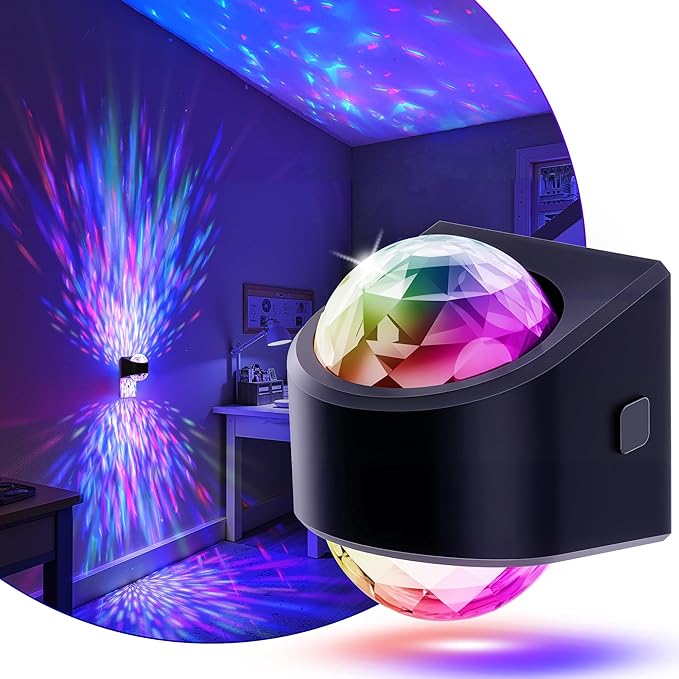 L LOHAS LED Night Light,Night Lights Plug into Wall,Projector Night Light with Dusk to Dawn Sensor,9 Color Changing, Star Projector Galaxy Nightlight for Kids Nursery Playroom Christmas Birthday Gifts