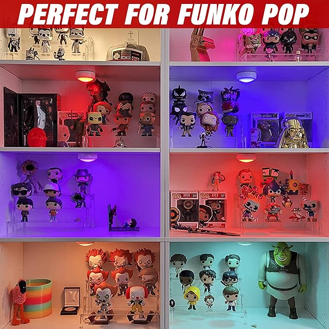 AZEAM Acrylic Display Risers,Clear Acrylic Risers Display Stand Shelf 3 Tiered Cupcake Stand Perfect for Amiibo Funko Pop Figure Desserts Stand Tabletop Perfume Colognes Toys Collections Cosmetic