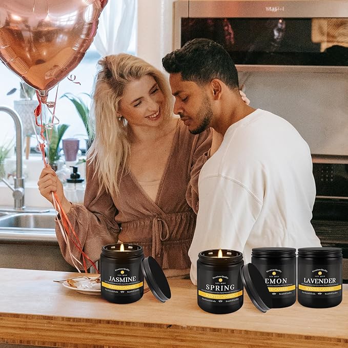 YOROXRG 9Pack Candles for Home Scented, Aromatherapy Candles Gifts Set for Men Candles Set, 63 oz 450 Hour Long Lasting Candles,Gifts for Mens Birthday,Christmas,Thanksgiving Anniversary Present