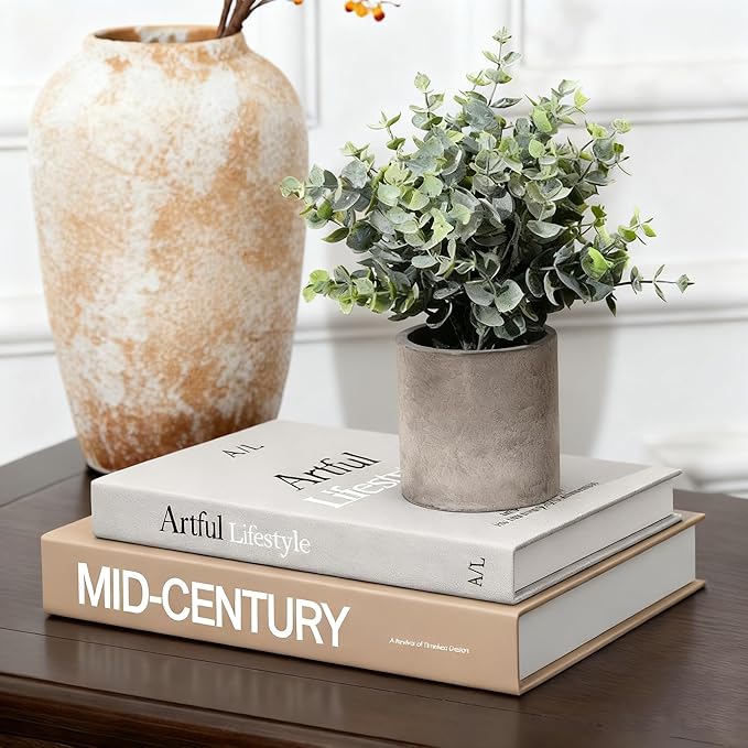 Elegant Decorative Books Boxes for Home Decor, Faux Books Storage Box Decor for Decoration, Aesthetic Books for Coffee Table, Modern Home Decor and Keepsakes (Style B)