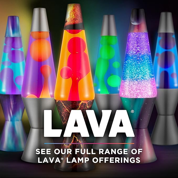 Lava® Lamp - 14.5" Purple Sunset - The Original Motion Light - Yellow Wax and Purple Liquid - Item #2635 (Amazon Exclusive),(Pack of 4)
