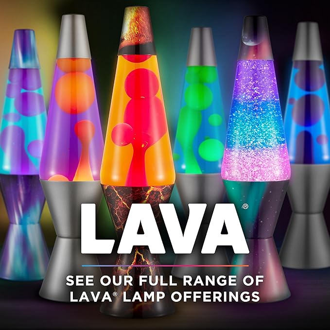 Lava® Lamp - 14.5" Cosmic Wave - The Original Motion Light - Purple Wax and Blue Liquid - Item #2633 (Amazon Exclusive)