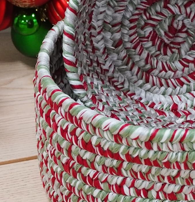 Holiday Tweed Nesting Baskets SET-2 - Holiday Blend