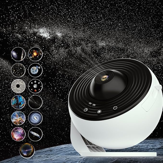 Planetarium Projector for Bedroom,13 in 1 Star Projector Galaxy Light,Ceiling Night Light Milky Way Mood Lighting with 360° Rotating with Timer,LED Space Galaxy Lamp Bedroom Room Decor for Adults Kids