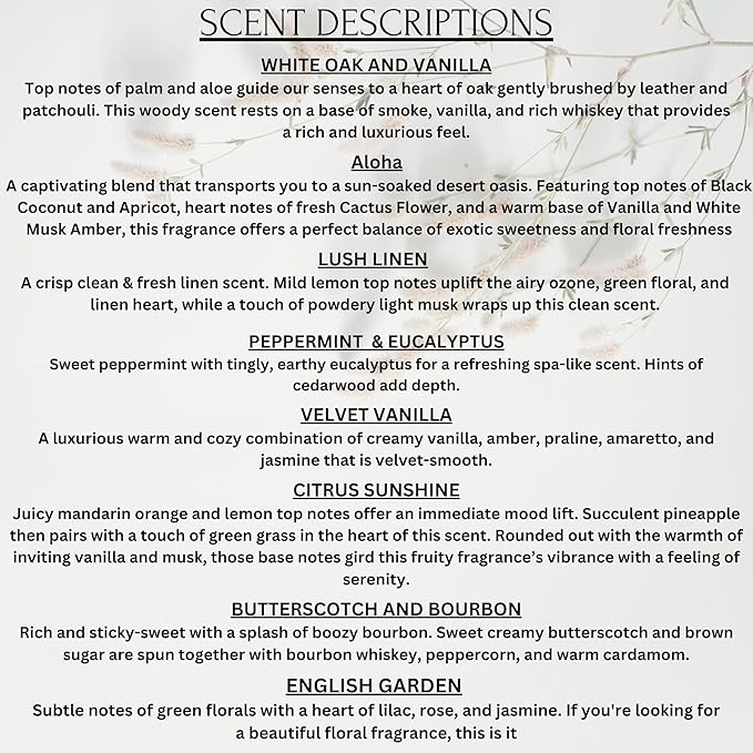 Wickless Butterscotch Bourbon Scented Candles for Candle Warmer Lamp, Many Scents to Choose, 100% Non-Toxic Soy Wax, Candle Melts for Warming Plate, Handmade in The USA (Butterscotch & Bourbon)
