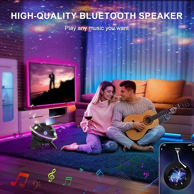 Galaxy Projector for Bedroom, 13 in 1 Planetarium Star Projector with Solar System & Constellation, 360° Rotating Galaxy Light Projector, Space Night Light Projector for Kids Adults Gifts