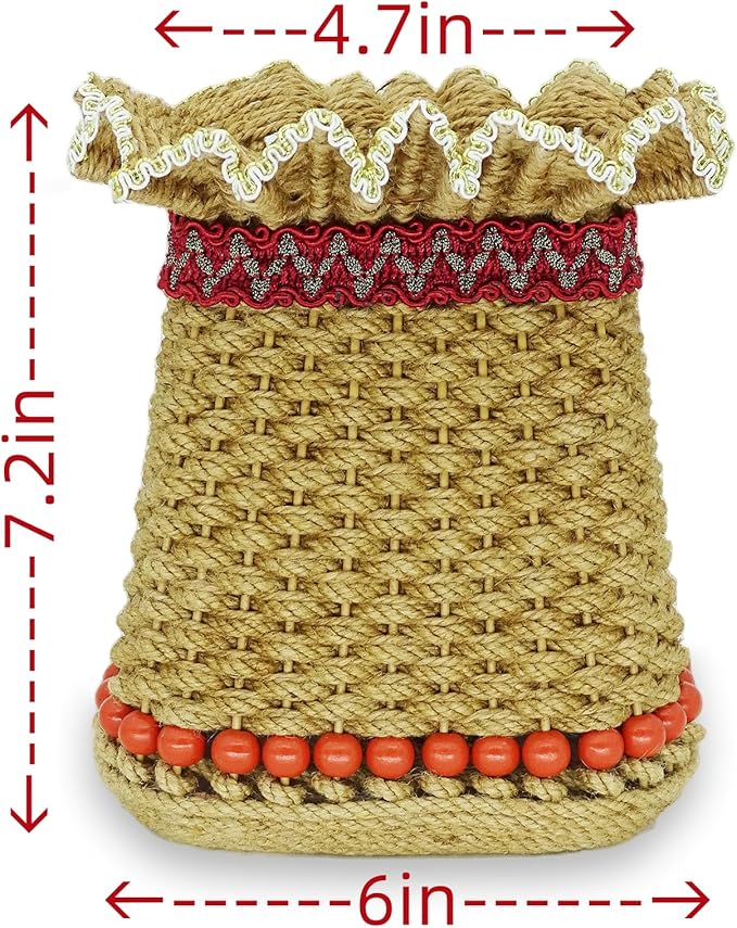 Zenpeace Wicker Basket, Suitable For Hand-Woven Basket In Bedrooms, Kitchens, Bathrooms and Living Rooms, for Organizing and Decorating Projects, Storage Various Items and Keys