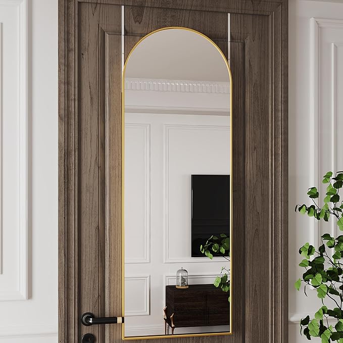 Protylctaster 19"x51"Door Mirror Full Length,Full Length Mirror Door Hanging,Over The Door Mirrors,Behind Door Mirrors