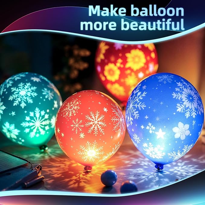 LIHAO 24PCS LED Balloon Lights Mini Battery Powered LED Party Lights Bulbs for Paper Lantern Balloon Pumpkin Wedding Halloween Christmas Party Decoration Centerpieces (Colorful)