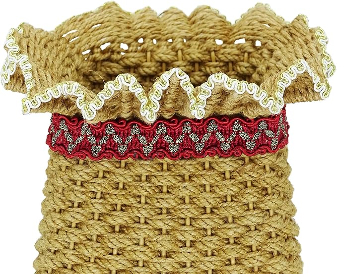 Zenpeace Wicker Basket, Suitable For Hand-Woven Basket In Bedrooms, Kitchens, Bathrooms and Living Rooms, for Organizing and Decorating Projects, Storage Various Items and Keys