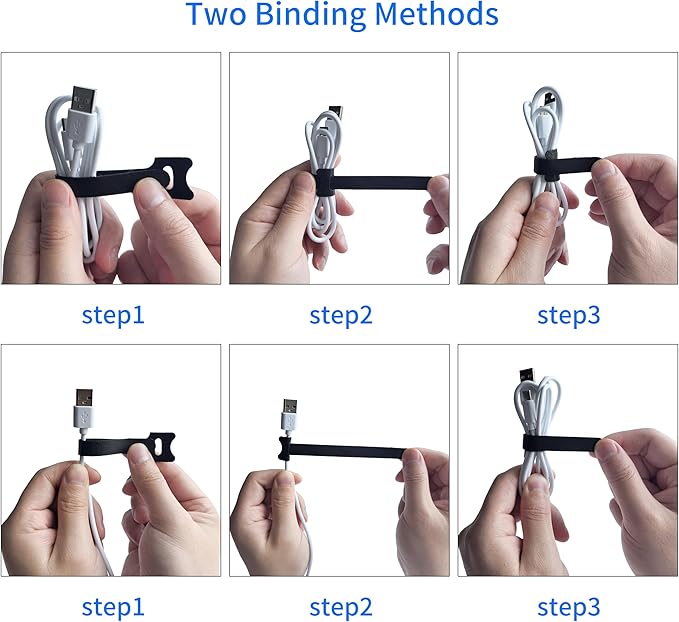 8 Inches Black Reusable Cable Ties,Multi-purpose Adjustable Cord Straps, Cable Organizer,Cord Wrap and Hook Loop Cords Management,Adjustable Cord Ties for Organizing Home, Office, Data Centers,56 PCS