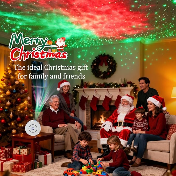 LIUYANG Galaxy Projector for Bedroom, Voice Control Star Projector with Nebula, Night Light for Kids Adults Room Decor Home Party Bar, Compatible with Alexa & Google Home Birthday Valentines Day Gifts