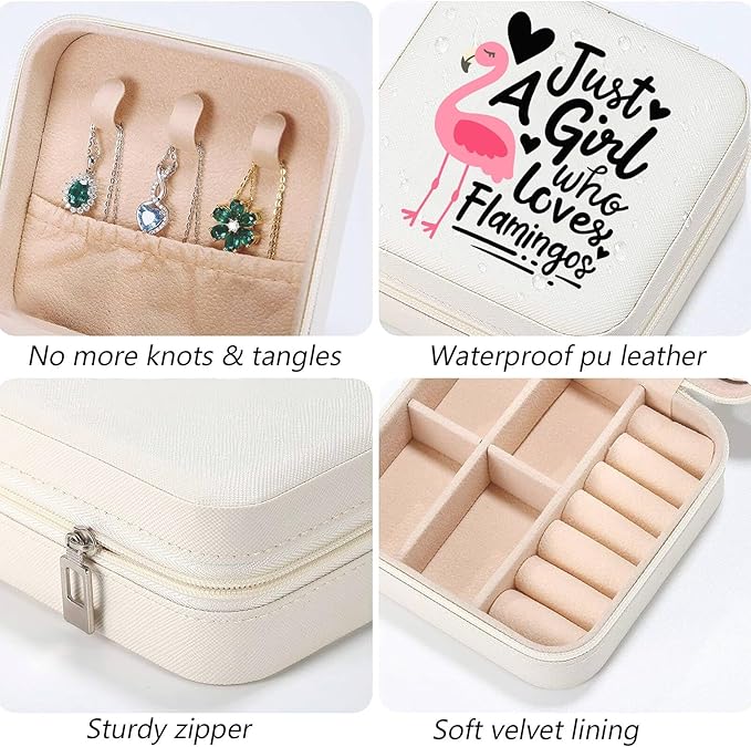 Dog Travel Jewelry Case,Jewelry Box Travel Organizer Small PU Leather Rings Earrings Necklaces Storage Box Dog Lovers Valentine's Day Gifts for Women,Daughter, Girlfriend,Mom,Wife,Bridesmaids