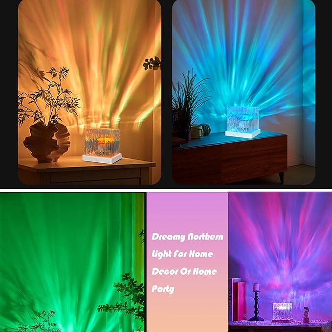 Northern Galaxy Projector with 16-Color Galaxy Sensor Light Strip and Remote Control—The Perfect Choice for Bedrooms/Kids' Rooms | Artistic Decor,Ideal for Teens,Boys,and Girls