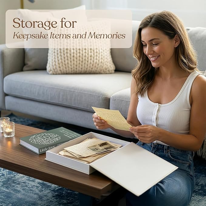 MESMOS Set of 2 Faux Decorative Books for Shelves, Living Room & Home Decors, Faux Books for Decoration, Decorative Coffee Table Book Decor, Book Decor Aesthetic, Coffee Table Box - Mindfulness Series