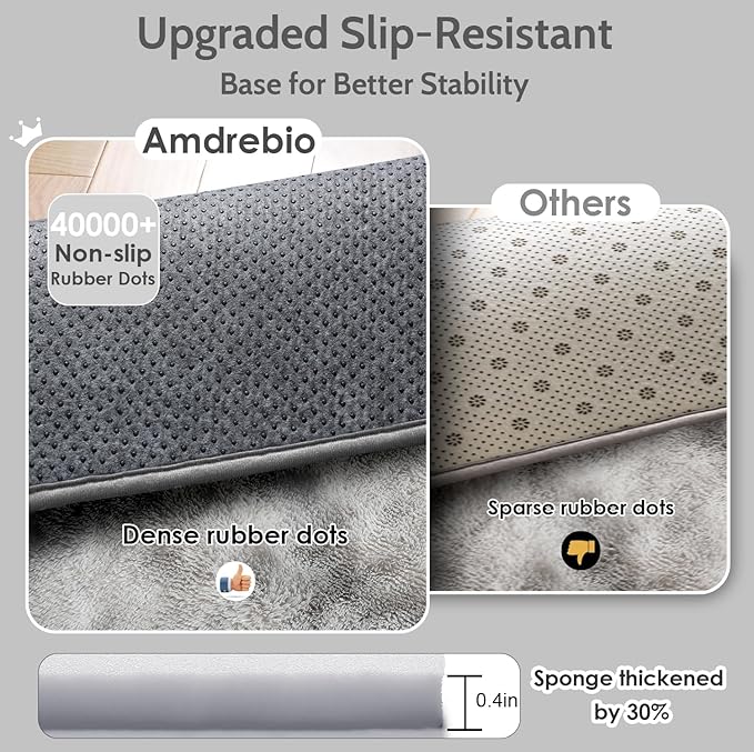 Amdrebio Tie-Dyed Light Grey Area Rugs for Bedroom, Fluffy Furry Rugs for Living Room, Modern Shag Throw Rug for Kids Room Decor, Shaggy Fuzzy Carpet, Indoor Plush Rug for Dorm Classroom, 4x6 Rug