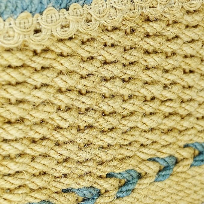 Zenpeace Wicker Large Rectangle Basket, Suitable For Hand-Woven Basket ，In Bedrooms, Kitchens, Bathrooms and Living Rooms, Organizing and Decorating Projects, Storage Various Items ，Bread and Keys
