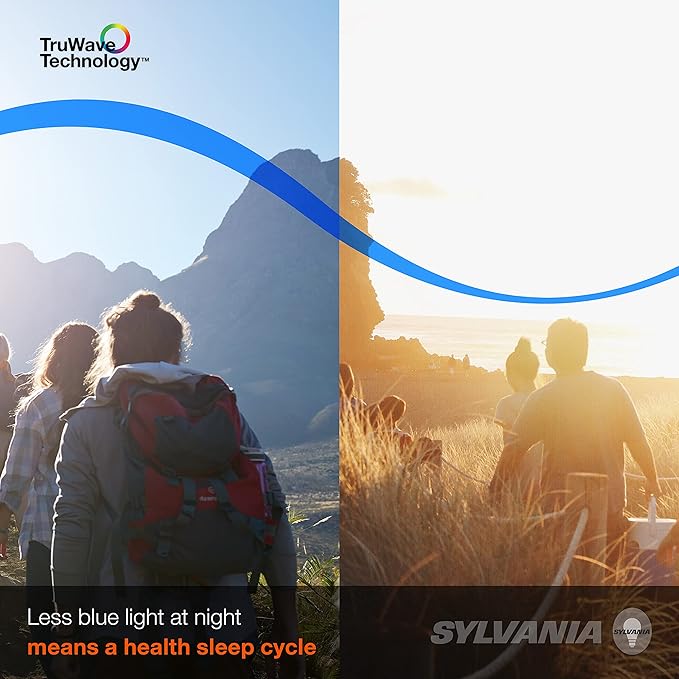 Sylvania LED TruWave Natural Series A19 Light Bulb, 100W Equivalent, Efficient 15W, 1600 Lumens, Medium Base, Dimmable, Clear, 2700K, Soft White - 1 Pack (42303)