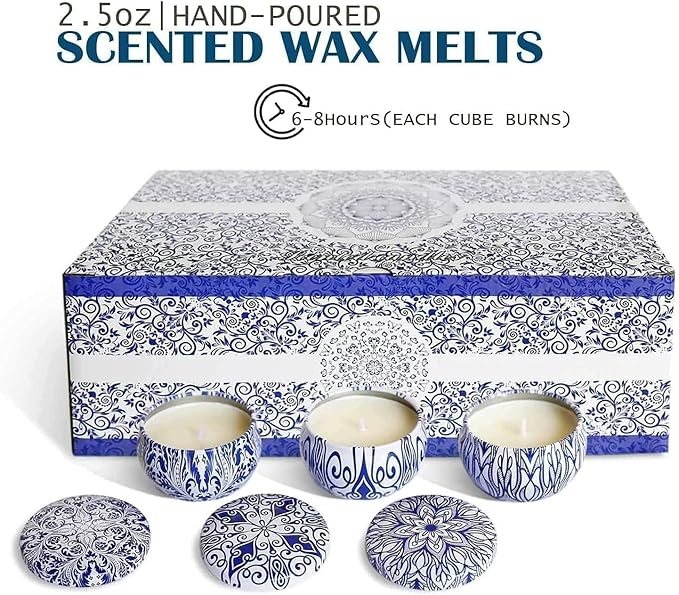 YOROXRG Scented Candles Gifts Set 16 Pack Soy Wax Travel Tin Jar Candles for Home 2.5 OZ for Mom for Christmas, Birthday, Thanksgiving, Mother's Day