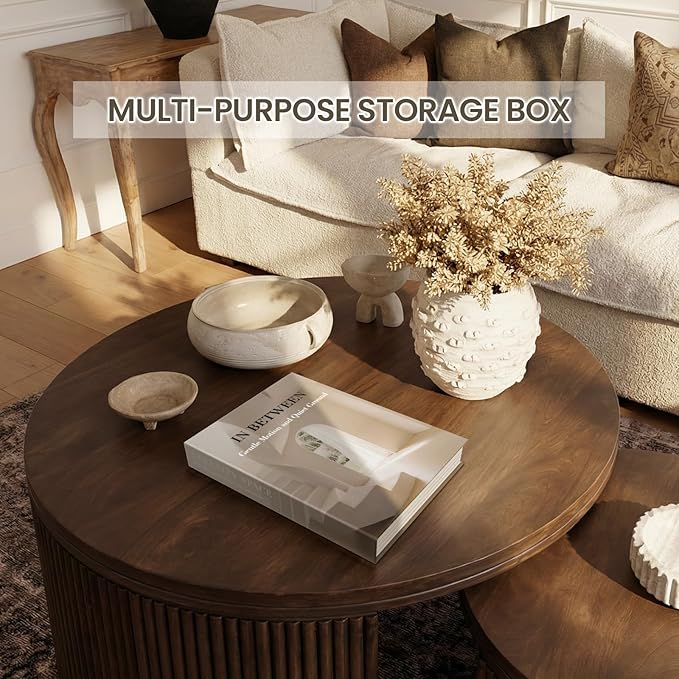 Aesthetic Decorative Books for Home Decor - Stackable Fake Books Storage Box for Coffee Table - Set of 2 Faux Books for Decoration - Fake Book Double as Libros Decorativos and Photo Storage