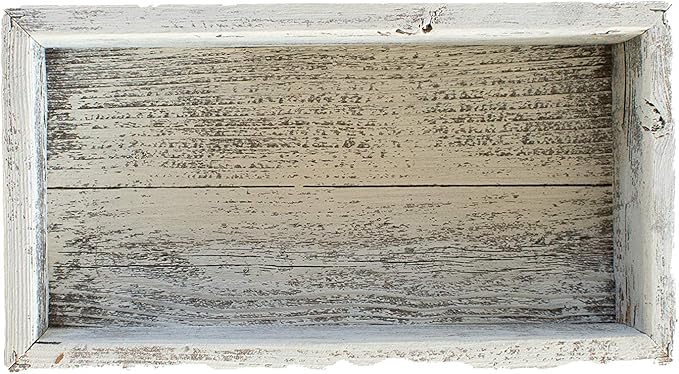 Small Wooden Planter Box – Rustic 2-Pack Wood Window Planter Box Set for Centerpieces & Storage – Durable Wooden Boxes for Decor - Perfect Toilet Basket for Bathroom Organizer