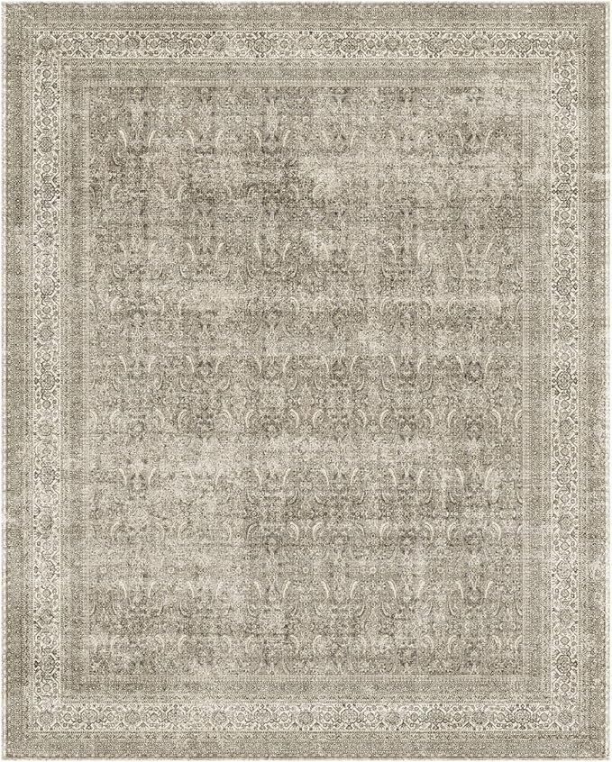 palohom 10x12 Area Rugs for Living Room: Bedroom Rug Washable Stain Resistant Non Slip Low Pile Soft Boho Large Area Rug for Kitchen Dining Room Under Table Nursery Farmhouse Home Office Indoor
