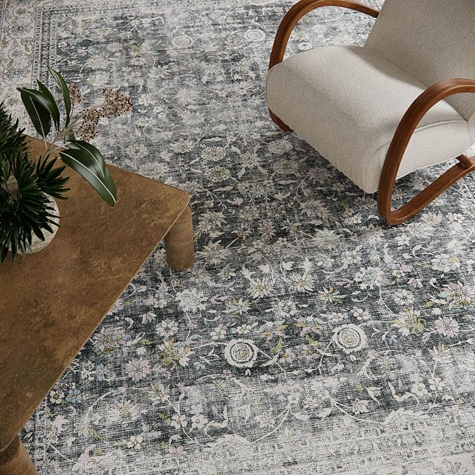 Washable Small Area Rugs for Entryway: Door Mat Indoor Entrance 2x3 Throw Rug Stain Resistant Non-Slip Low Pile Soft Carpets for Kitchen Front Door Indoor Entrance Entry Bedroom