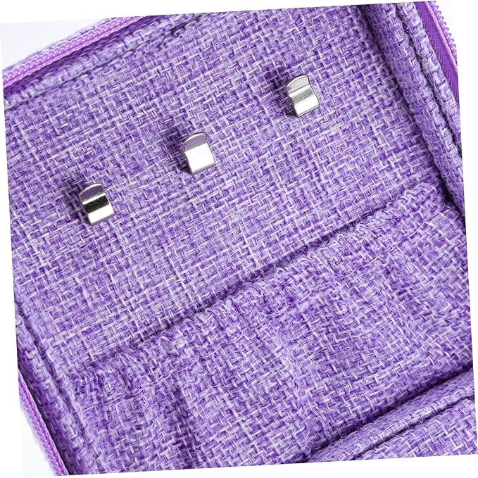 BESPORTBLE Travel Jewelry Organizer Box for Women Portable Earring Ring Holder Storage Case Dividers Small Cosmetic Organizer for Travel Jewelry Storage Box