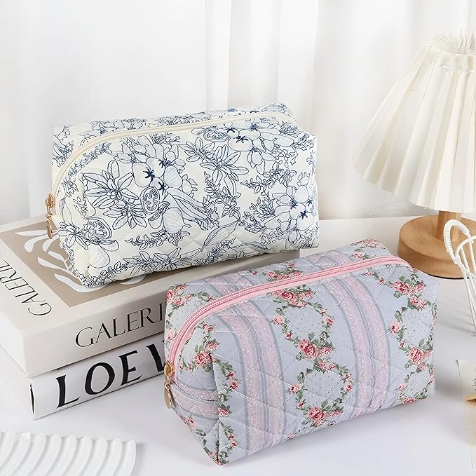 Pencil Case Office College School Storage Bag Pouch Holder Box Organizer Makeup Pouch Cosmetic Bag Aesthetic Cute Pen Case for Girls Boys Kids (D)