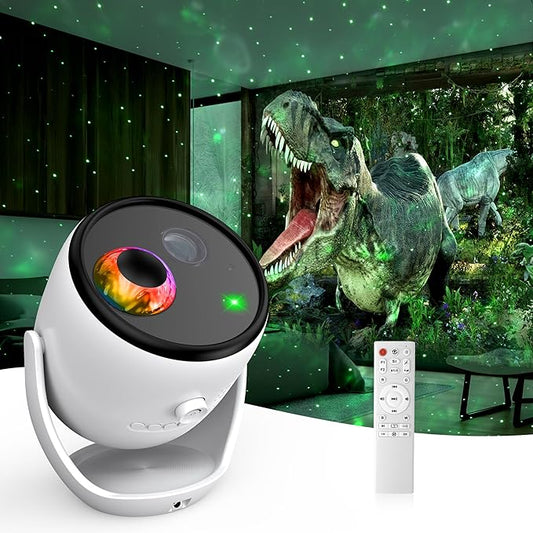 3D Galaxy Projector, Star Projector with 90 Dynamic Scenes, HD Planetarium Projector Night Light with Bluetooth Speaker for Room, Christmas Gift for Kids Adults, Relaxing Ambiance